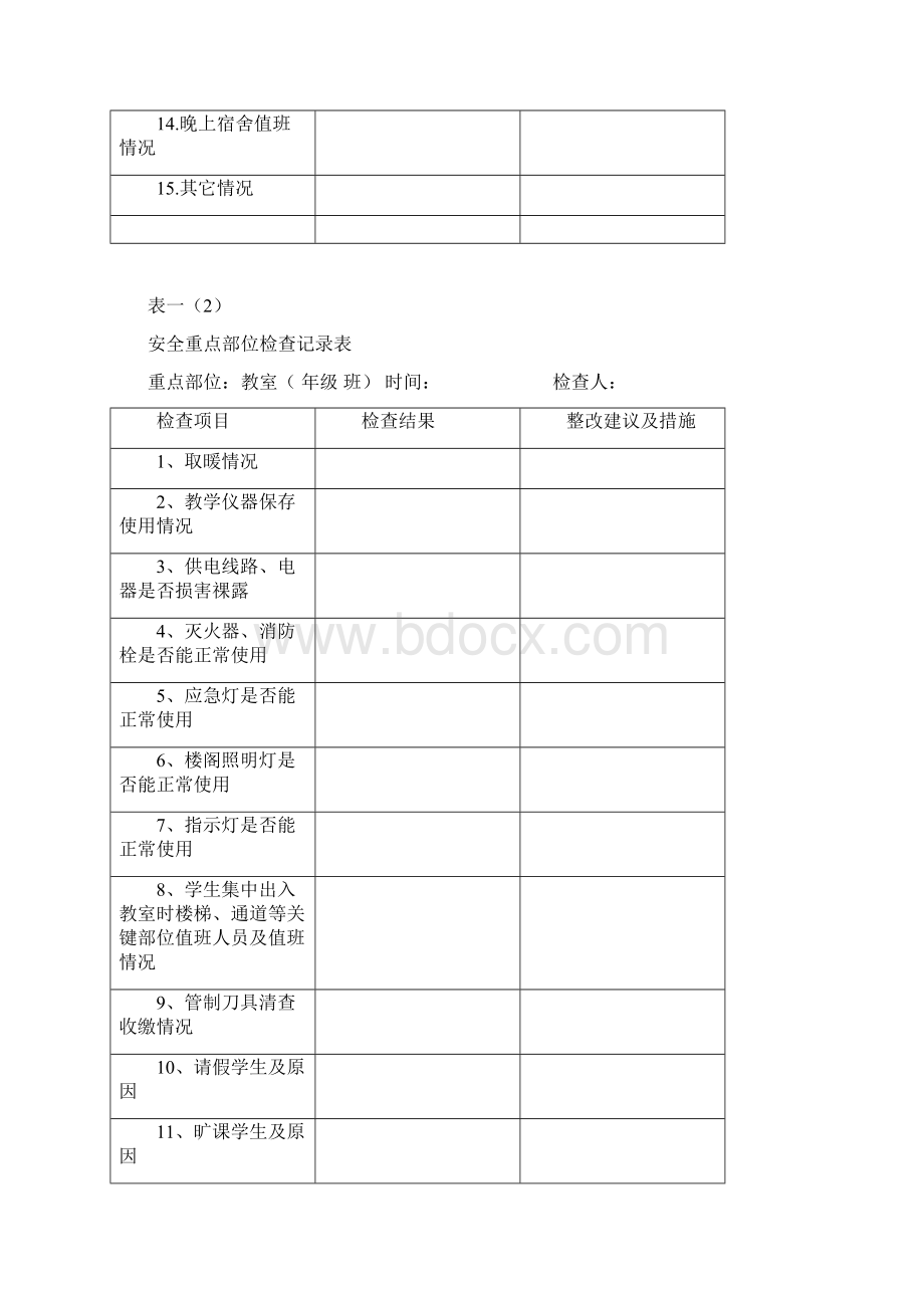 学校安全台账建立内容及要求.docx_第3页