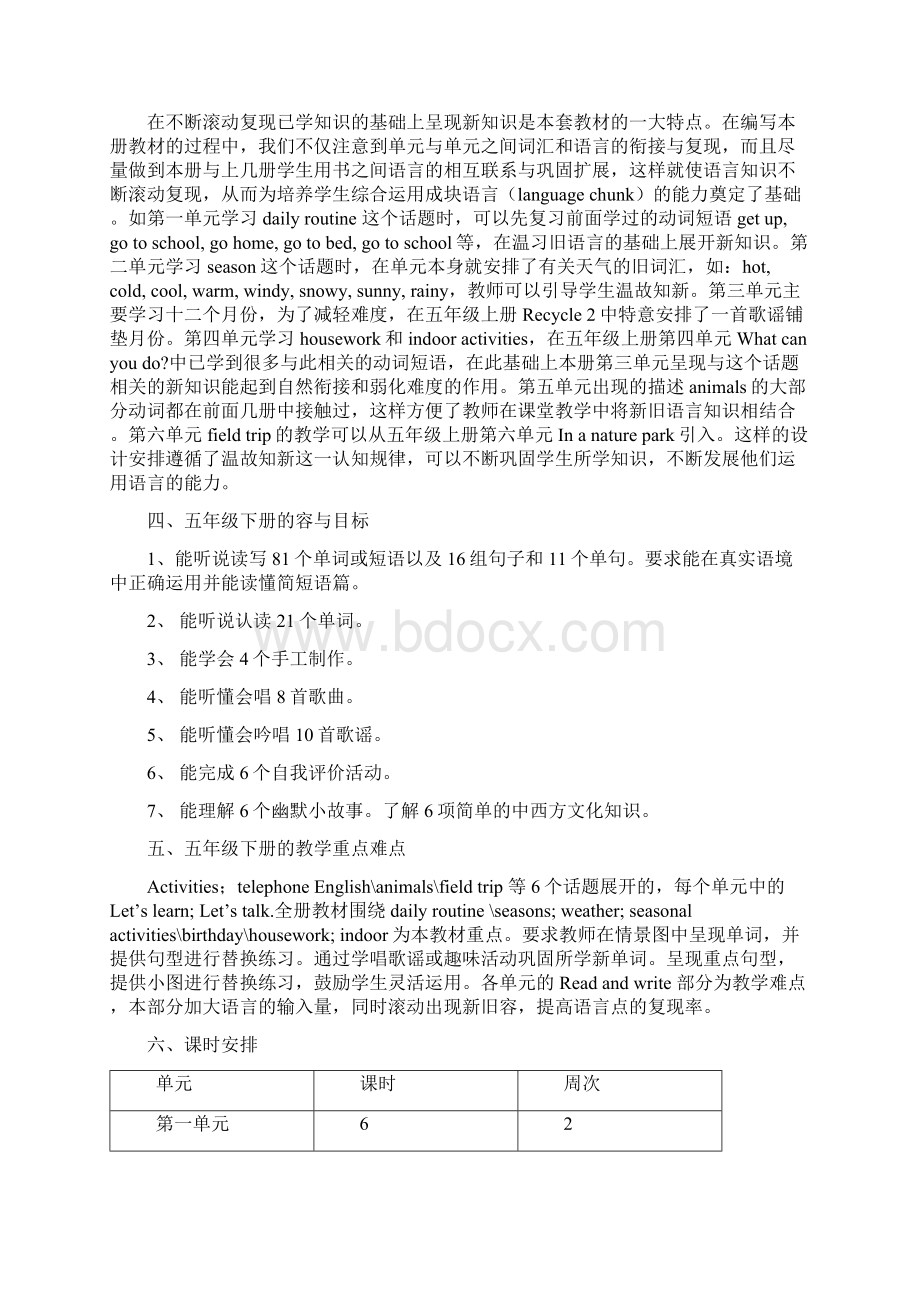 PEP小学英语五年级下册教材分析.docx_第2页