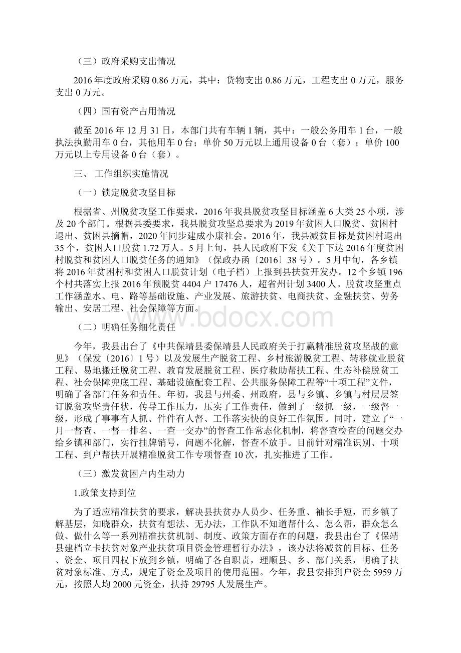 扶贫开发办财政支出绩效自评报告.docx_第2页