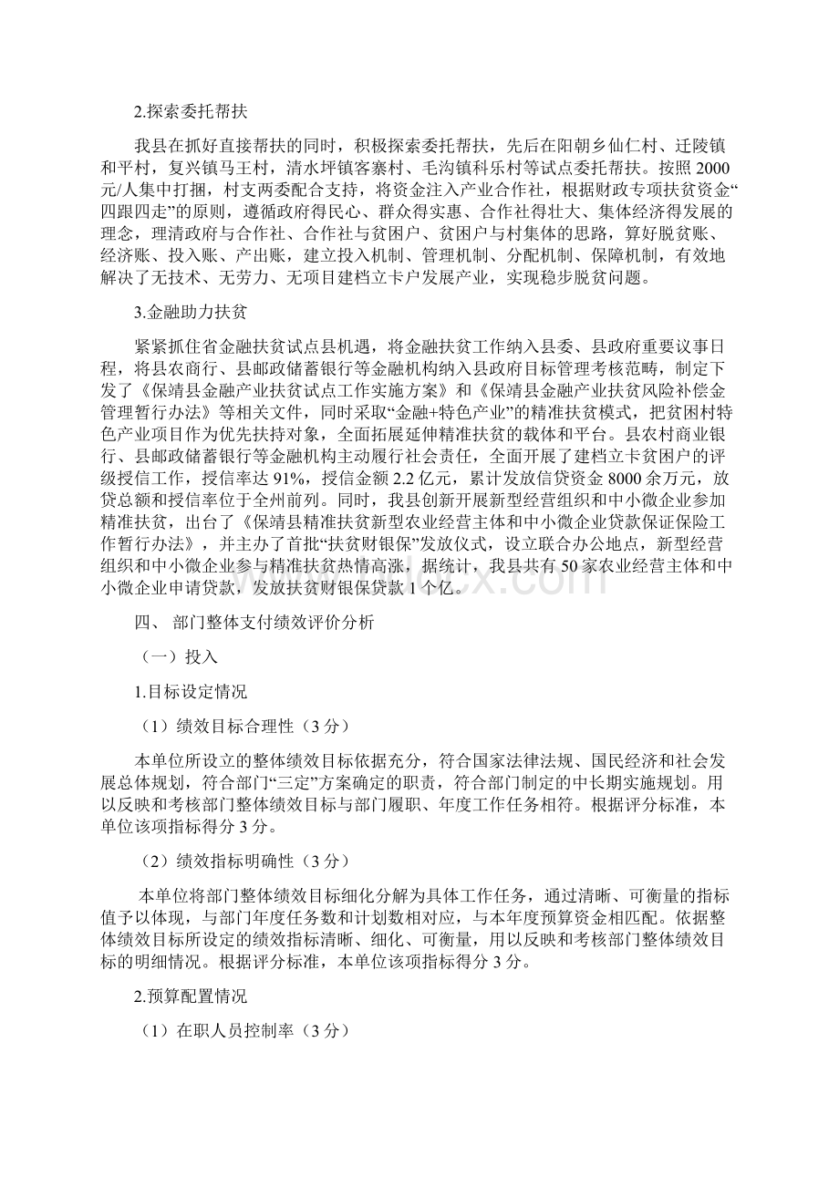 扶贫开发办财政支出绩效自评报告.docx_第3页