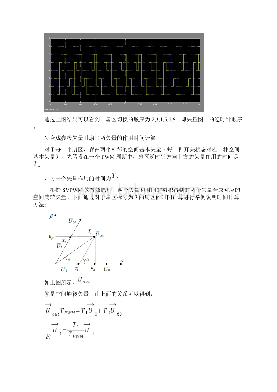 电力电子SVPWM五段法仿真.docx_第3页