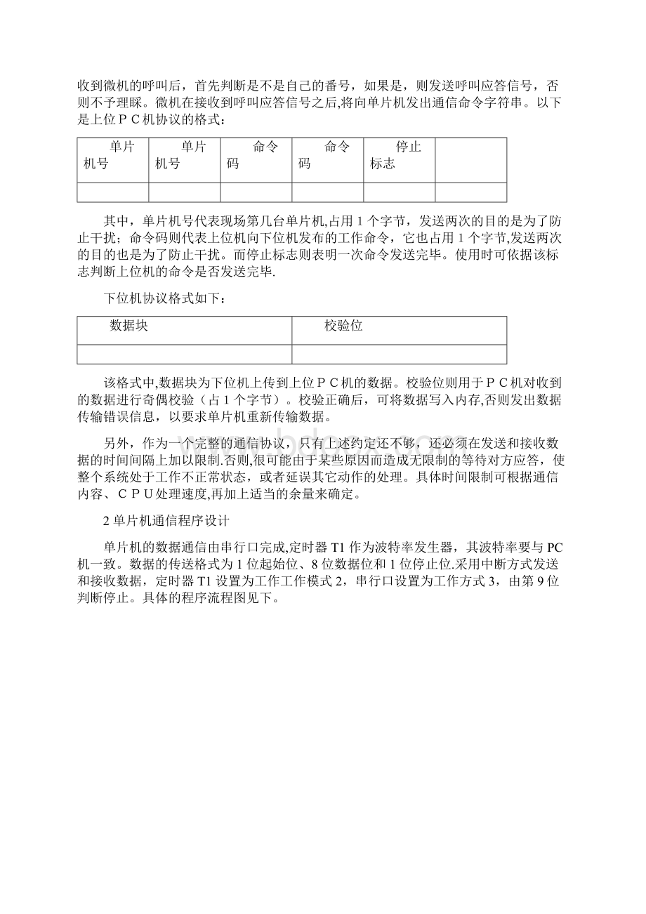 汇编语言实现串口通信PC和单片机间范本模板.docx_第3页