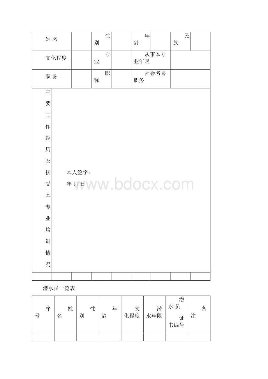 潜水服务能力与信用.docx_第3页