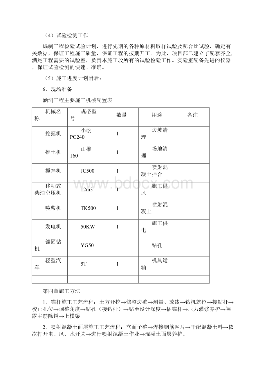 锚喷混凝土护坡施工方案.docx_第3页