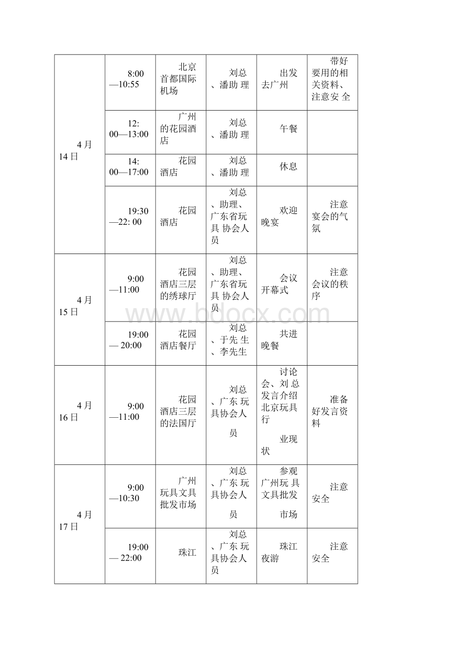 出差行程计划.docx_第2页