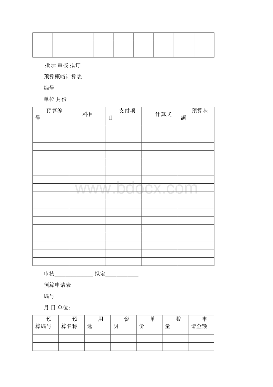 财务专用表格汇总.docx_第2页