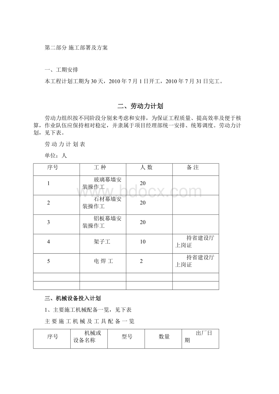 玻璃石材铝板幕墙施工方案.docx_第3页