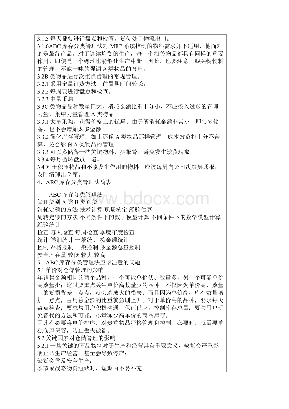 库存管理的重要方法ABC库存分类管理法.docx_第3页