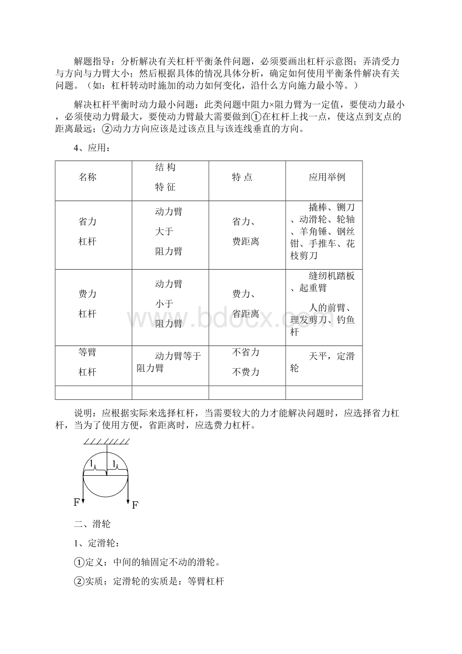 初中物理机械与功知识点总结.docx_第2页