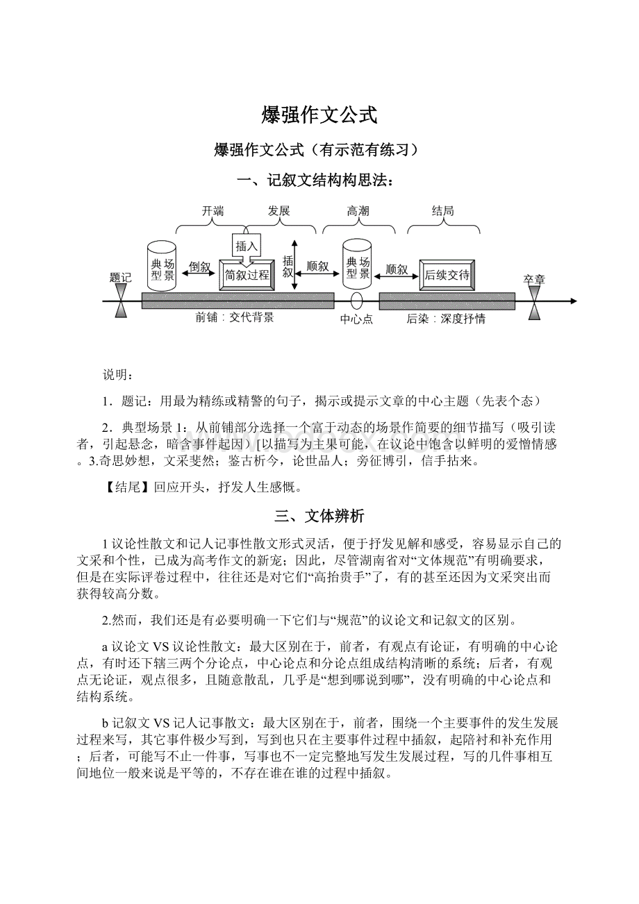 爆强作文公式.docx_第1页