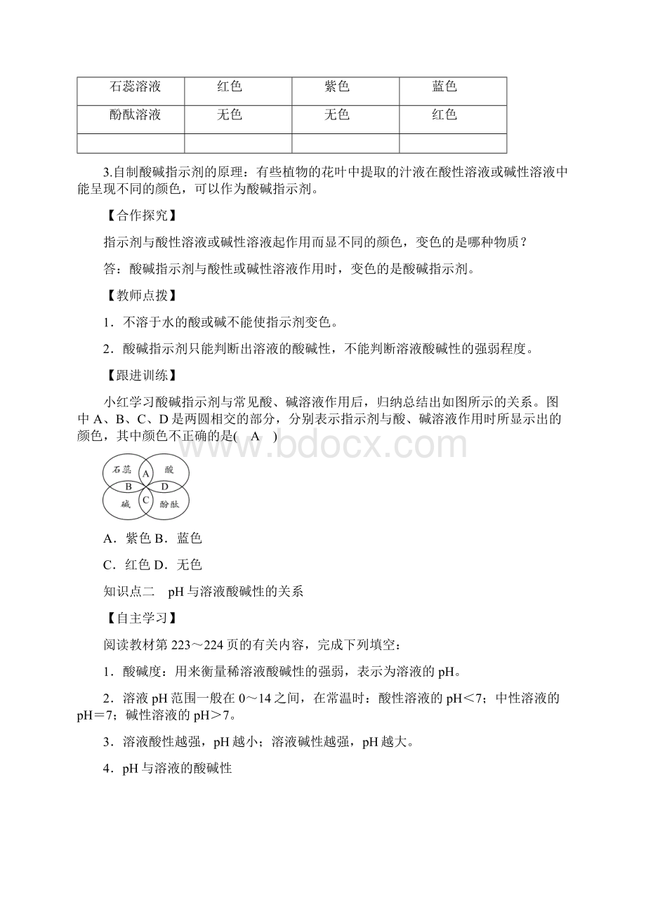 九年级化学下册第八章常见的酸碱盐 全章教案 新版粤教版.docx_第2页