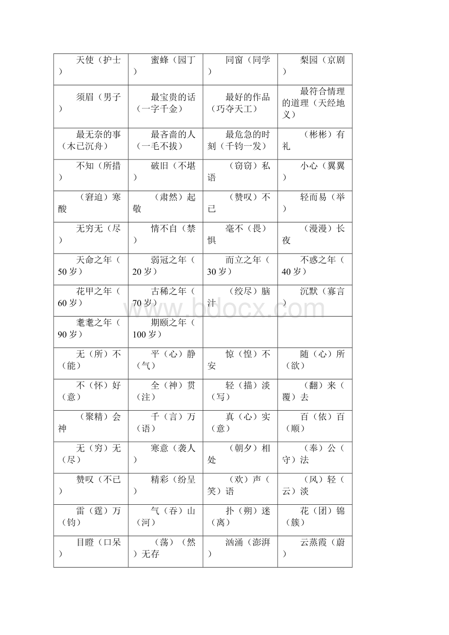 鄂教版小学六年级语文上册详细复习资料.docx_第3页