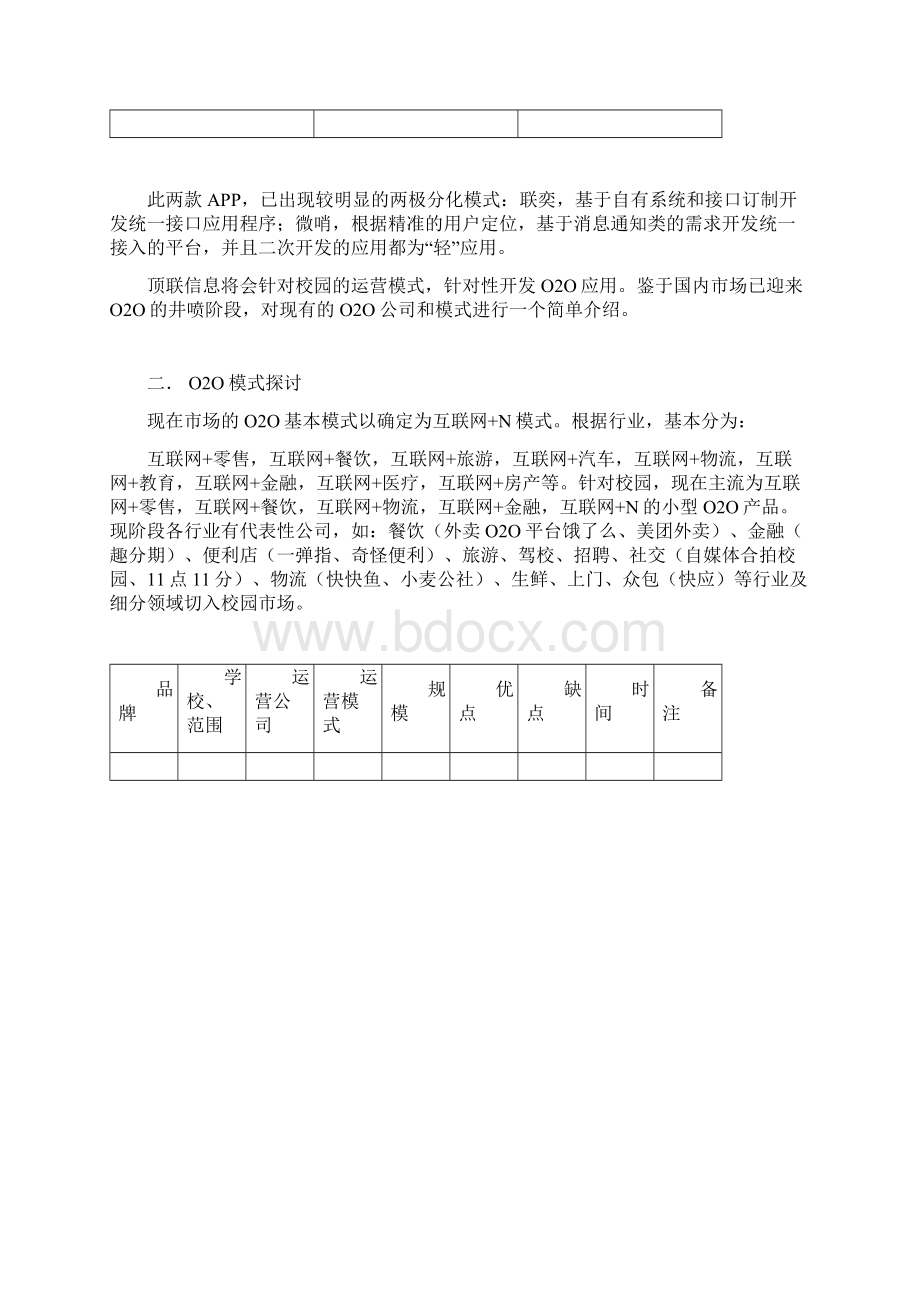 浅谈校园APP接入和O2O商业模式v12.docx_第2页