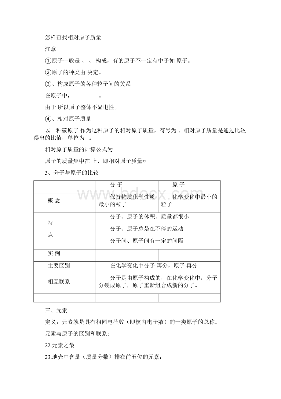 物质构成的奥秘知识点复习超详细.docx_第2页