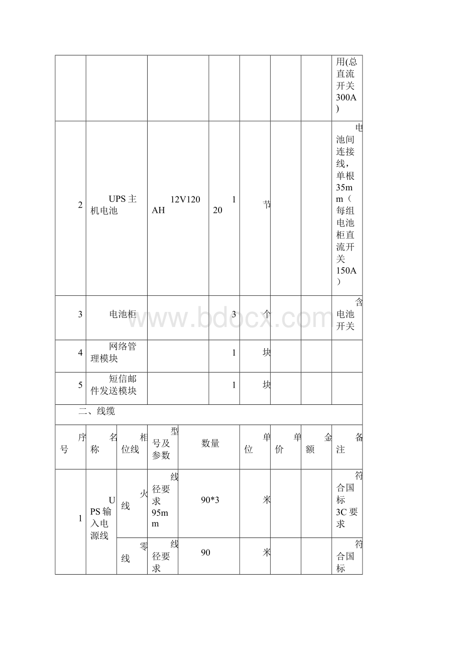 某电子政务中心机房UPS项目采购需求doc 11页.docx_第2页