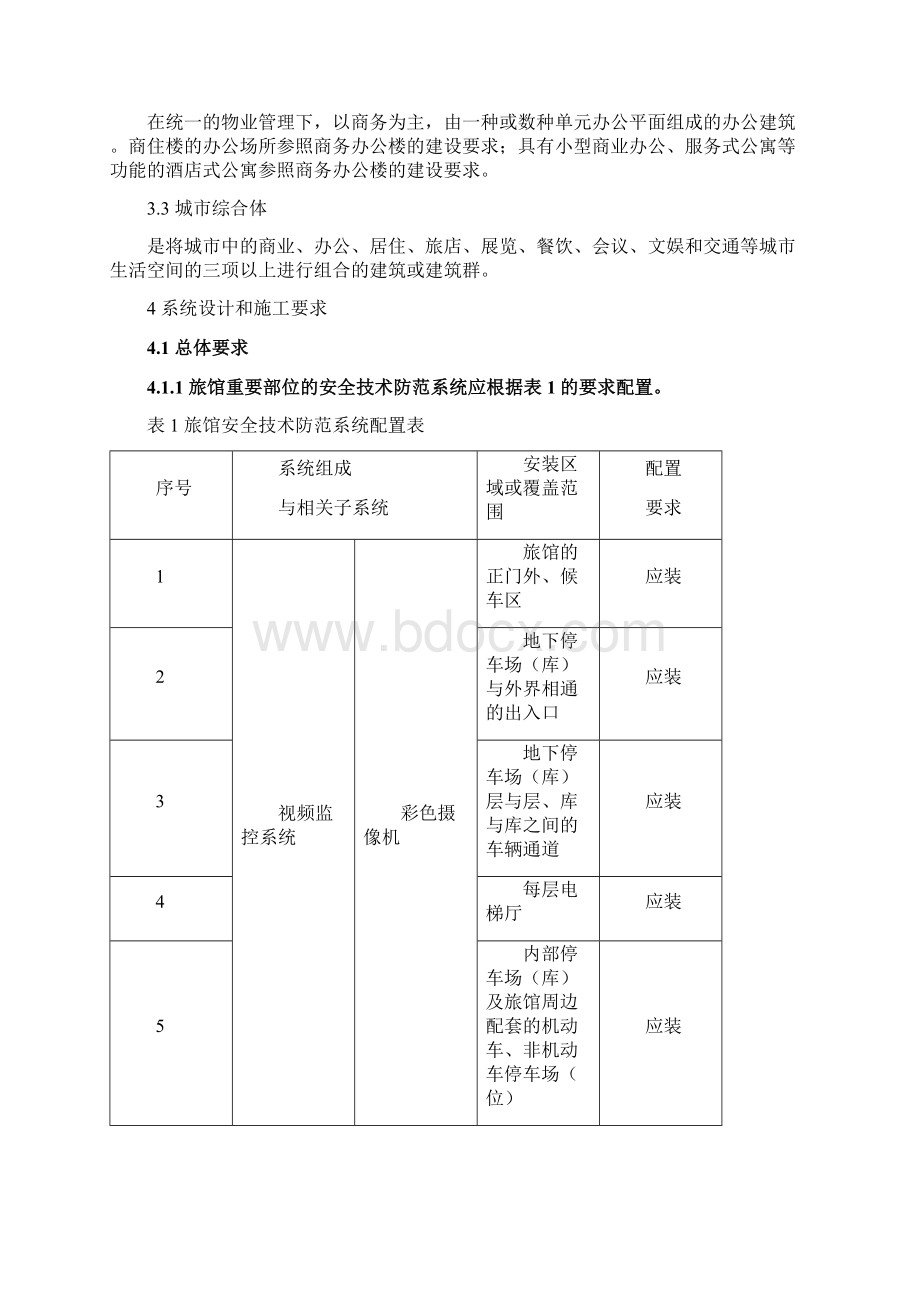 苏州市旅馆商务办公楼城市综合体安全防范系统技术要求版.docx_第3页