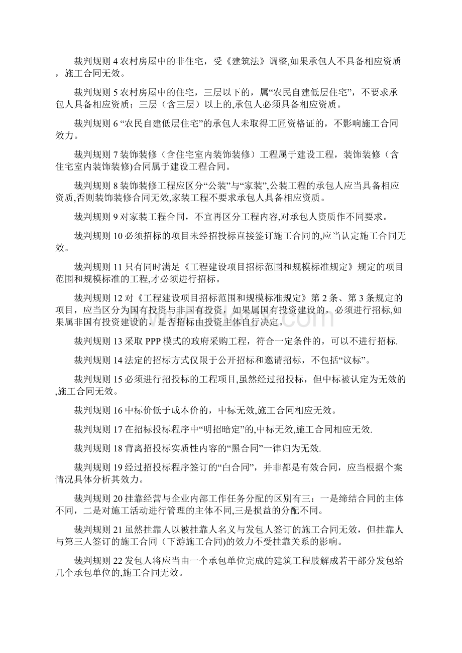 整理建设工程合同纠纷254个裁判规则深度解析.docx_第2页