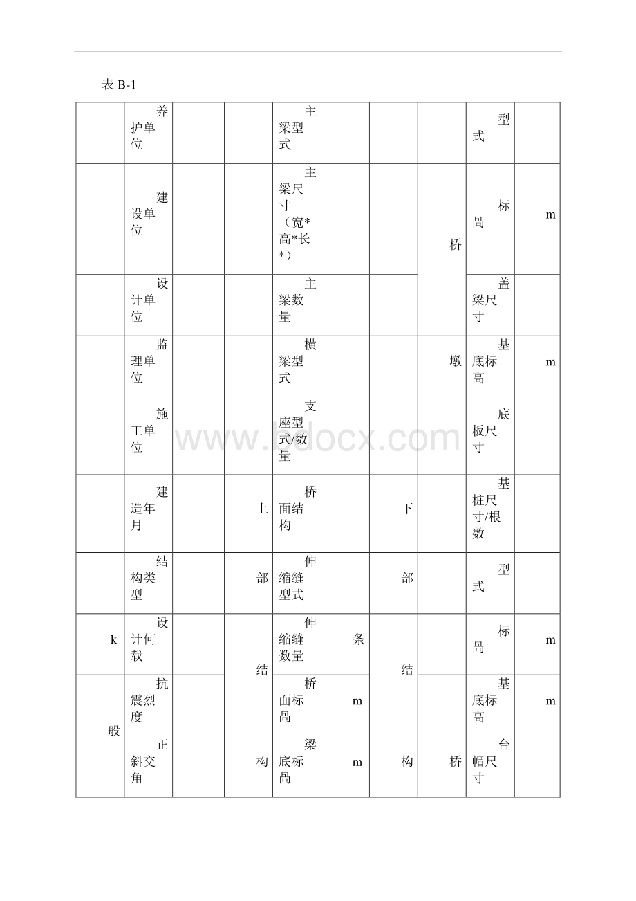 城市桥梁养护技术规范中表格.docx_第2页