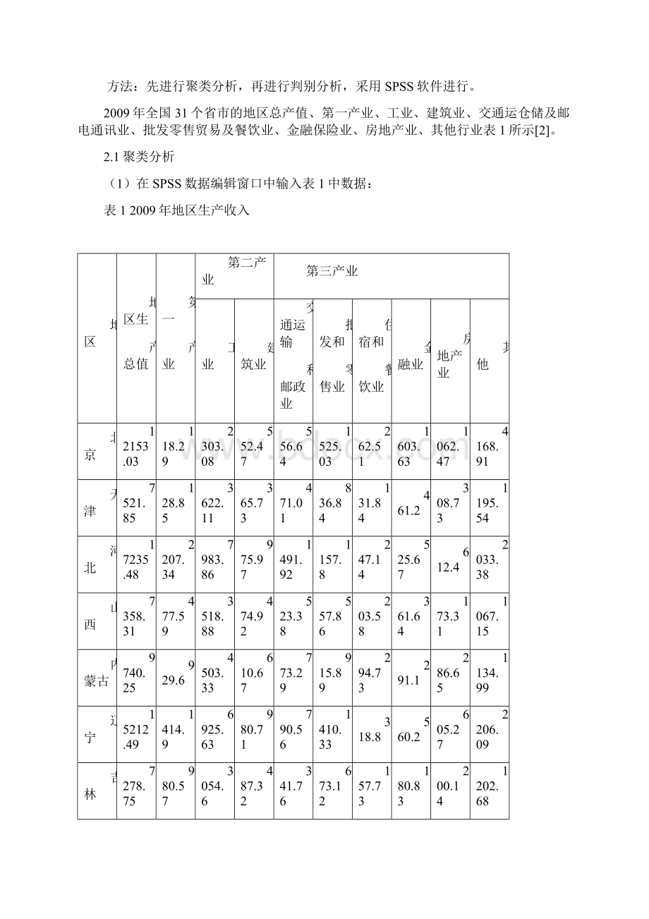 聚类分析与判别分析操作及案例.docx_第2页