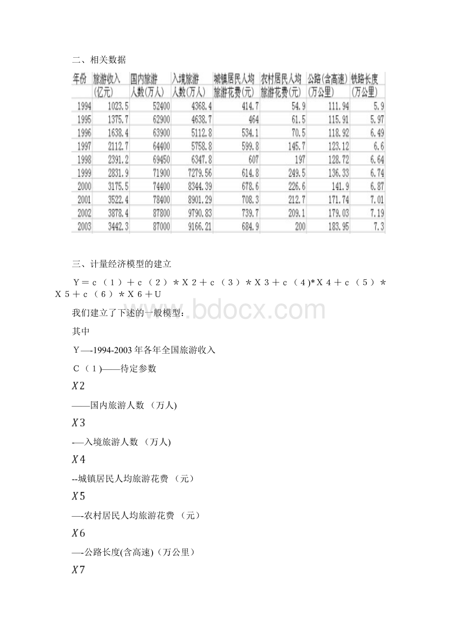 计量经济学论文eviews分析计量经济作业93322精品管理资料.docx_第2页