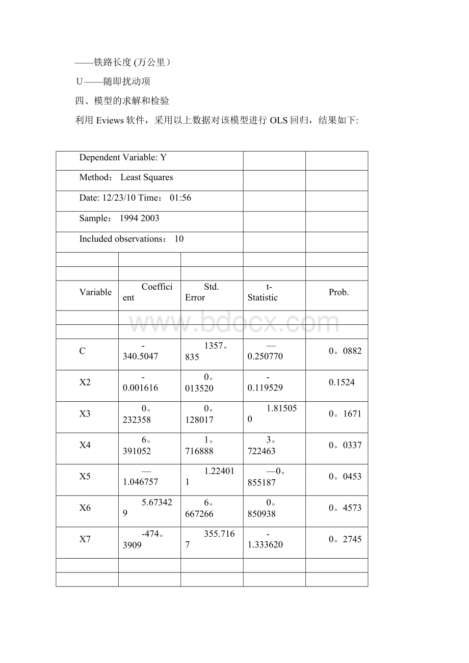 计量经济学论文eviews分析计量经济作业93322精品管理资料.docx_第3页