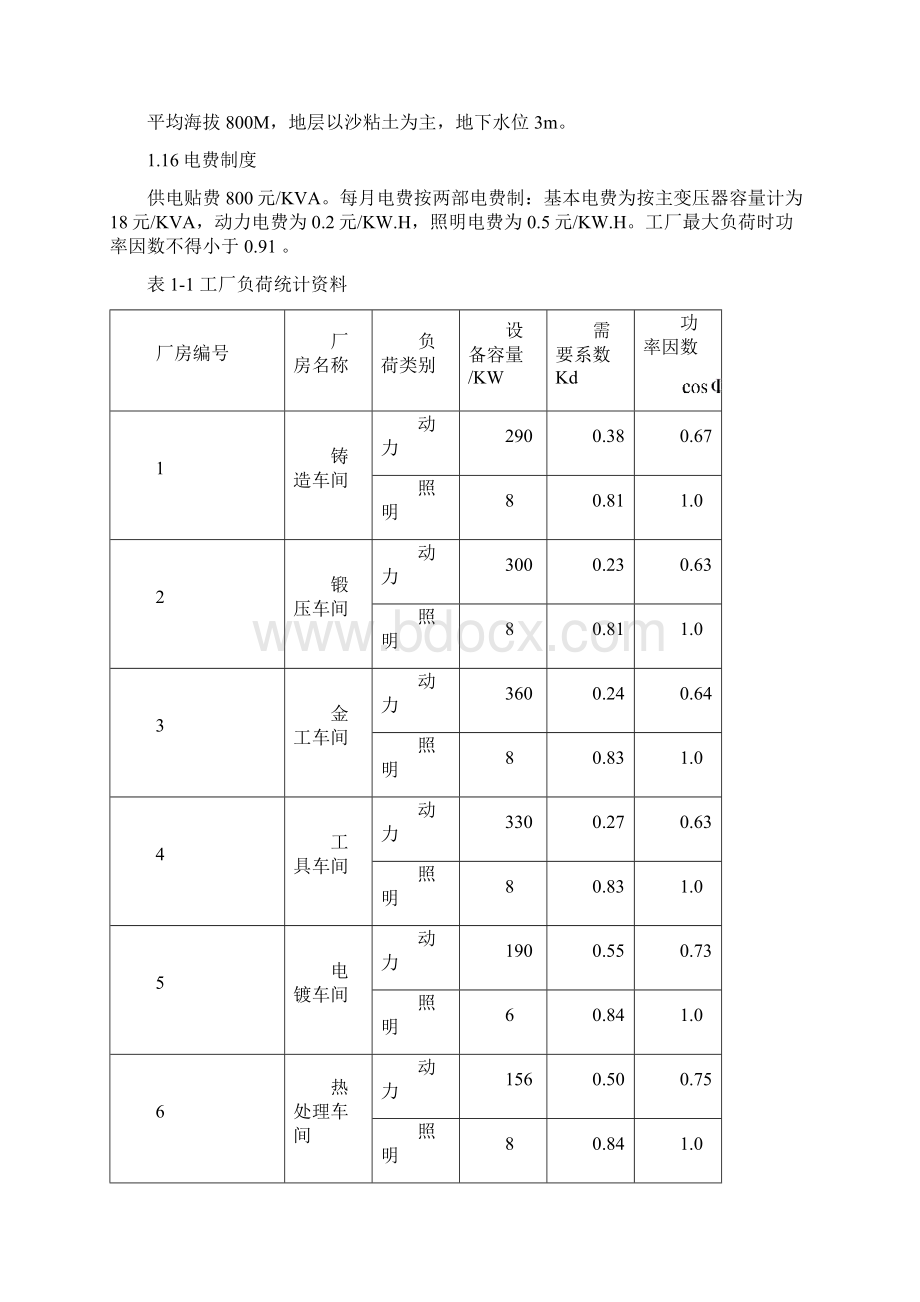 某机械厂降压变电所设计.docx_第3页