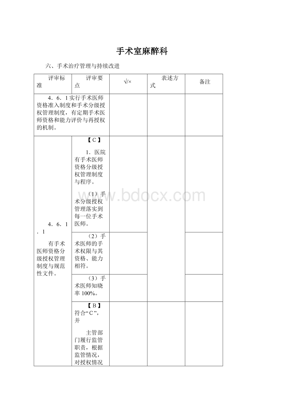 手术室麻醉科.docx