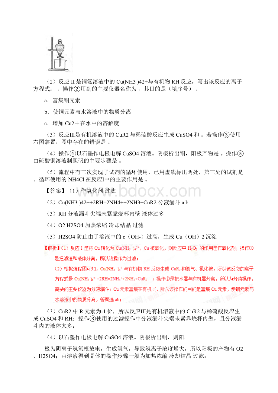 河南省嵩县一高届高考化学三轮冲刺考点总动员《物质制备与工艺》精.docx_第2页