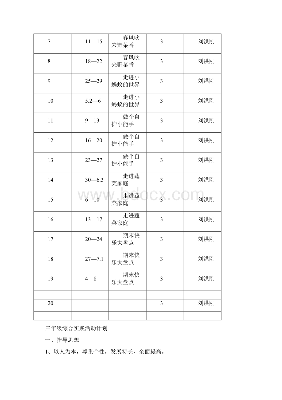 辽师大版三年级下册综合实践活动电子教案.docx_第2页