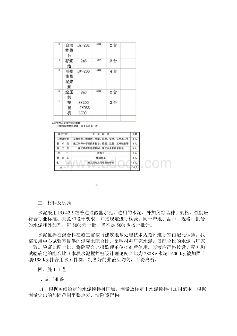 水泥搅拌桩施工总结.docx_第3页