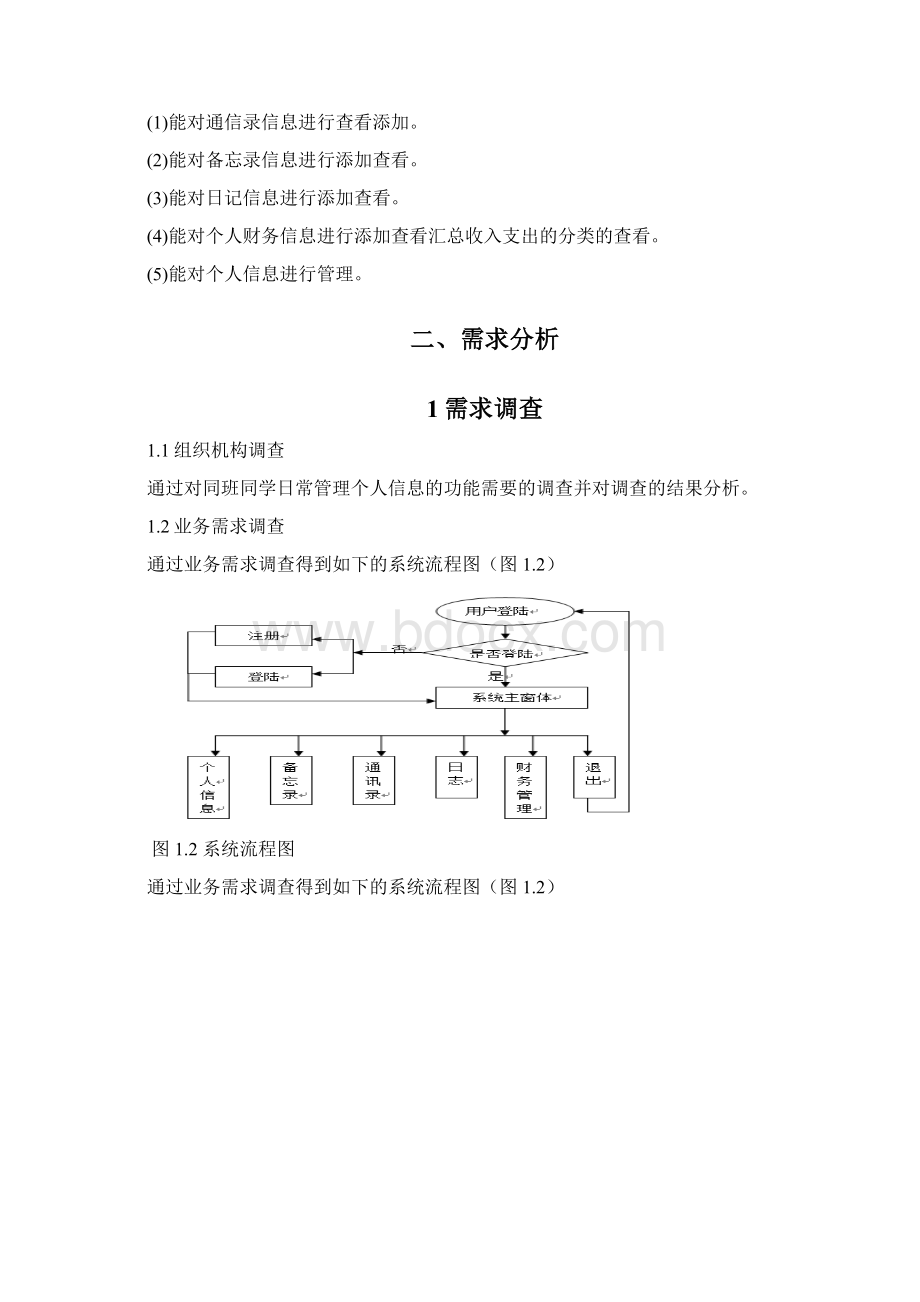 个人信息系统的设计与实现.docx_第3页