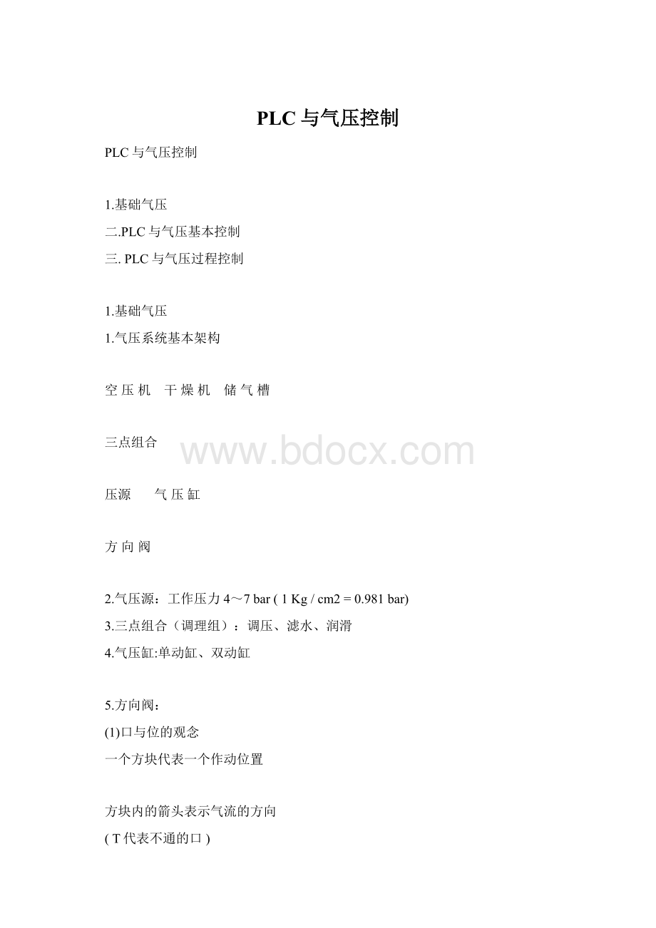 PLC与气压控制.docx