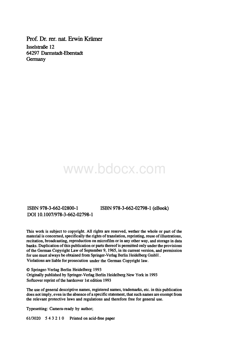 Prof. Dr. rer. nat. Erwin Kr&amp#228;mer (auth.) - Dynamics of Rotors and Foundations-Springer-Verlag Berlin Heidelberg (1993).pdf_第3页