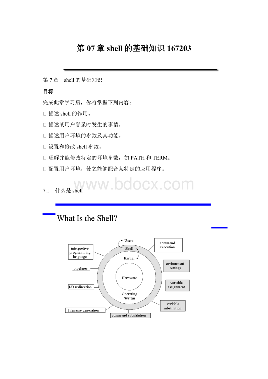 第07章 shell的基础知识167203.docx_第1页