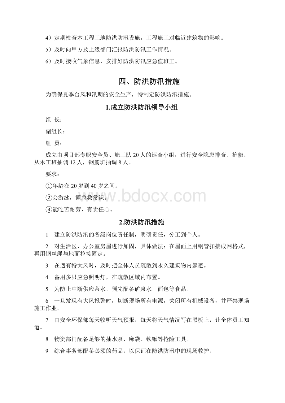 防洪防汛安全专项方案.docx_第2页