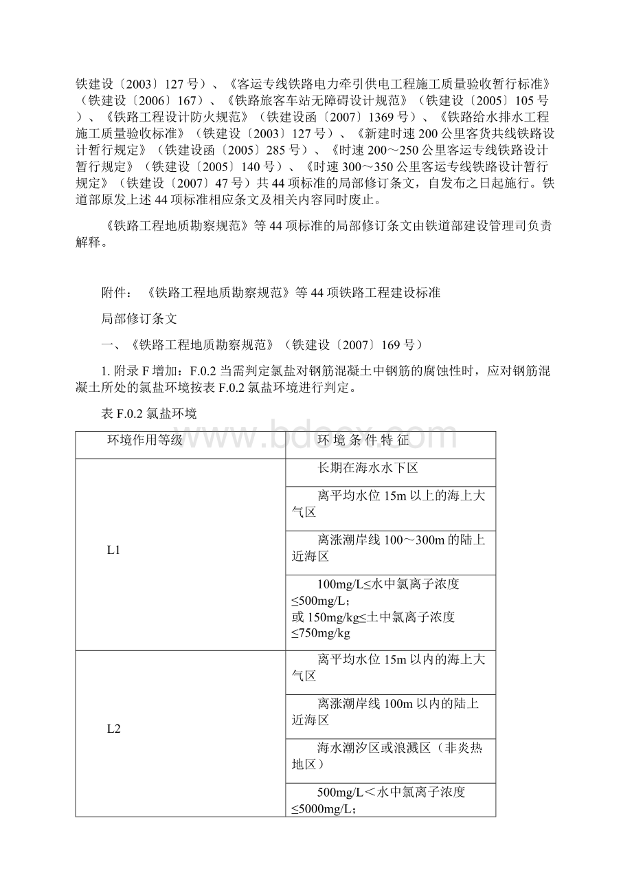 关于发布铁路工程地质勘察规范等44项铁路 铁建设62号.docx_第2页