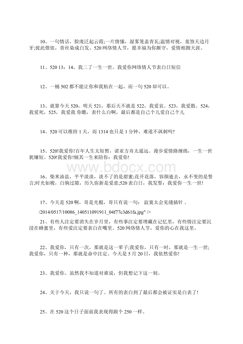 520表白的话.docx_第2页