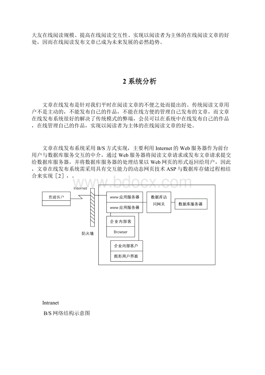 毕业设计文章在线发布系统论文管理资料.docx_第2页