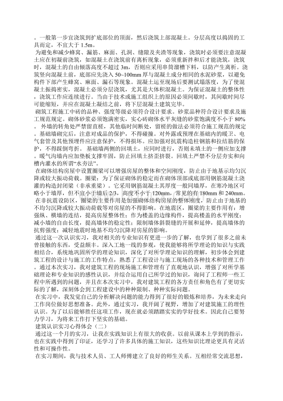 建筑认识实习心得体会.docx_第2页