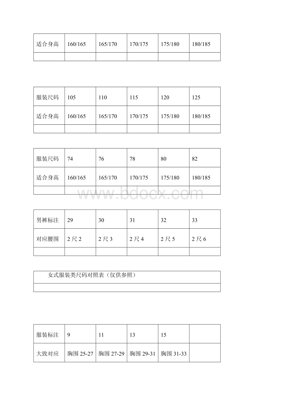 衣服尺码对照表范文.docx_第3页