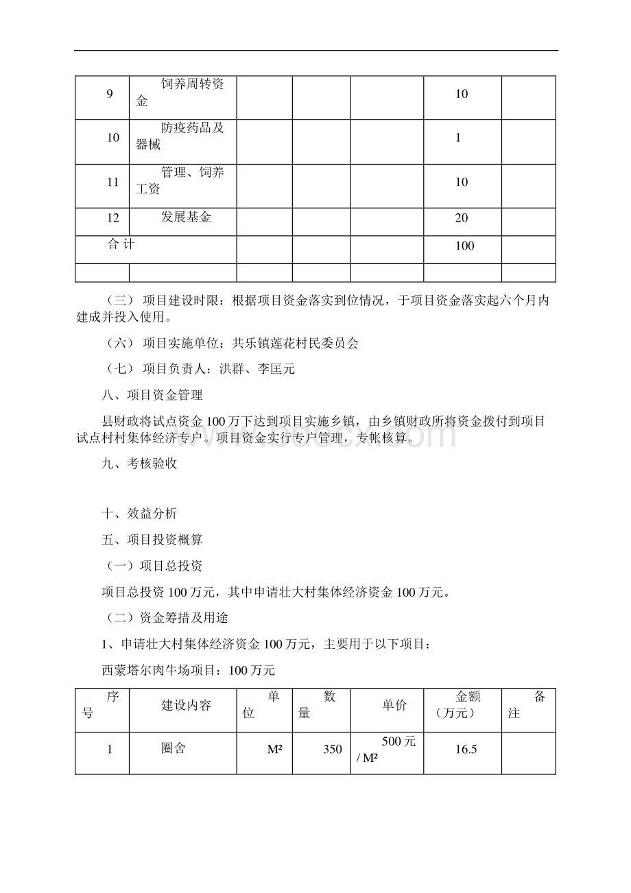 XX镇XX村发展壮大村集体经济基金村级使用实施方案.docx_第3页