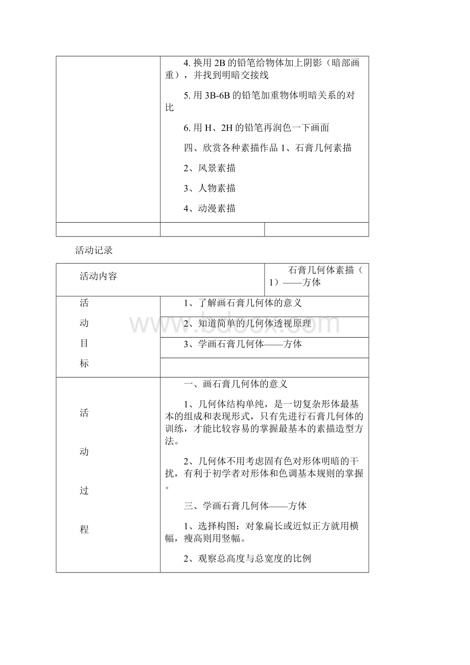 素描活动记录.docx_第2页