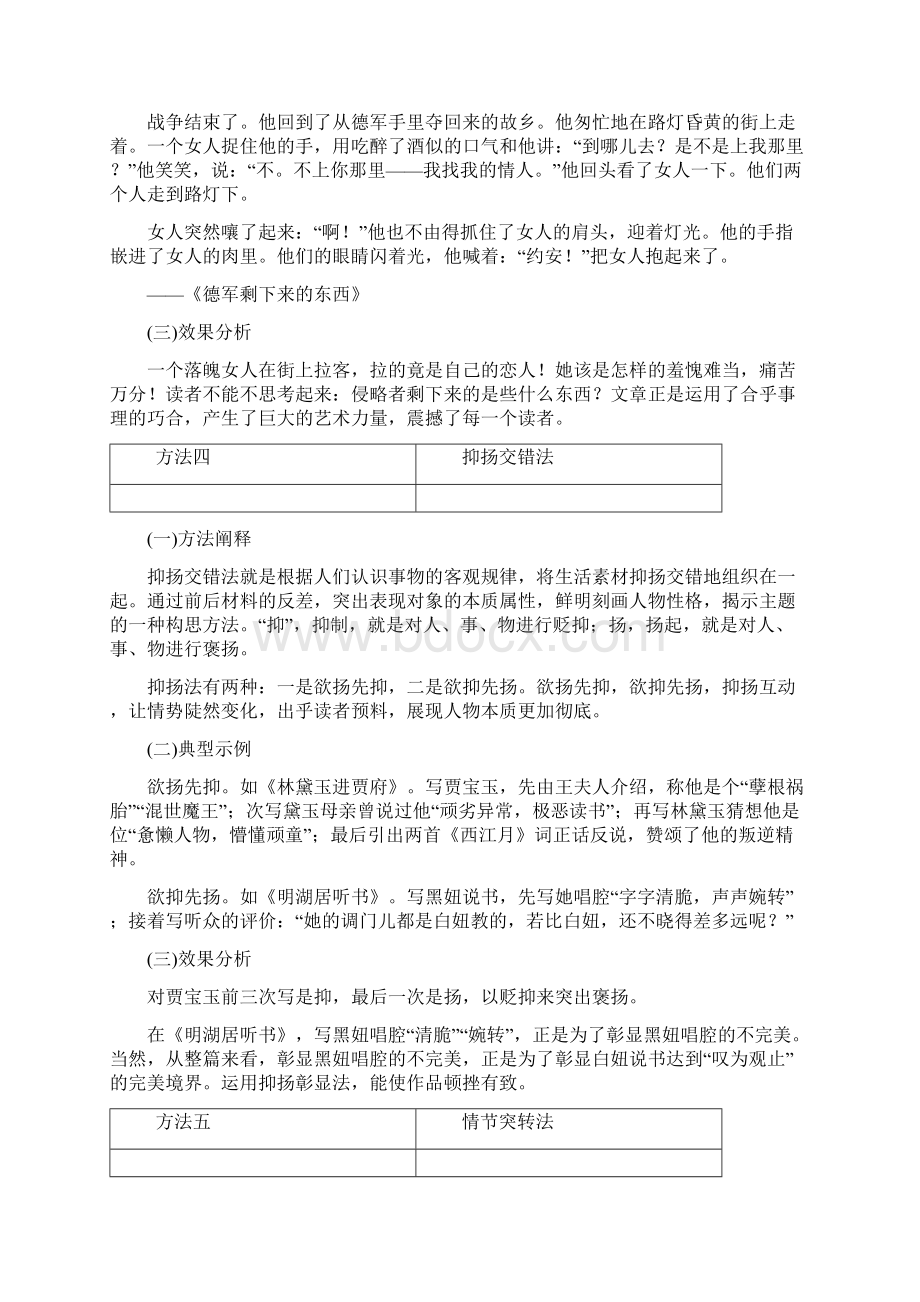 高中语文 作文专题技法指导表达交流4黄河九曲写事要有点波澜 新人教版必修1.docx_第3页