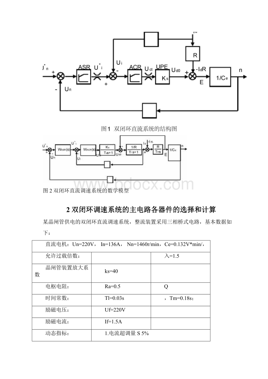 基于MATLAB的双闭环直流调速系统设计.docx_第2页