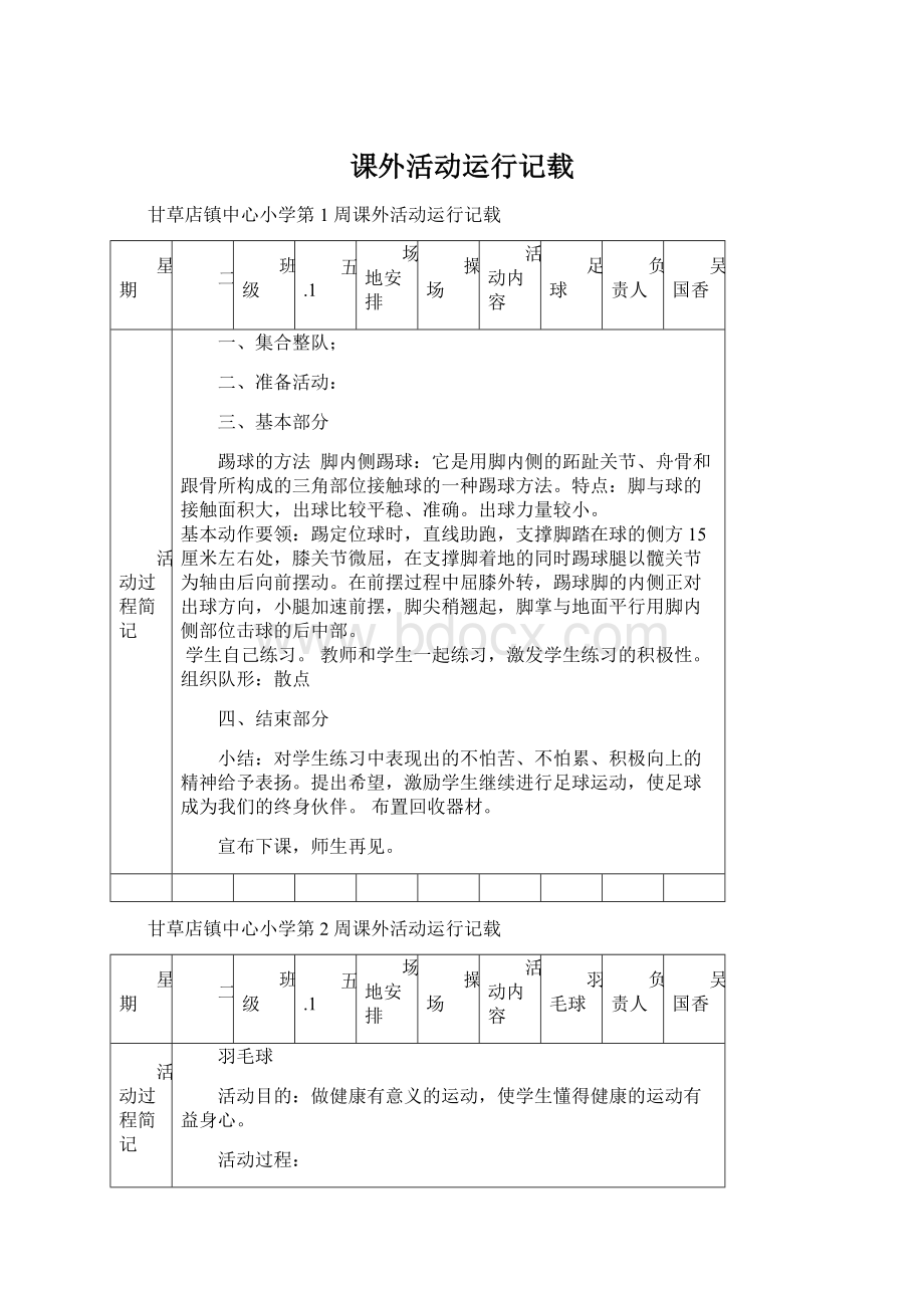 课外活动运行记载.docx_第1页