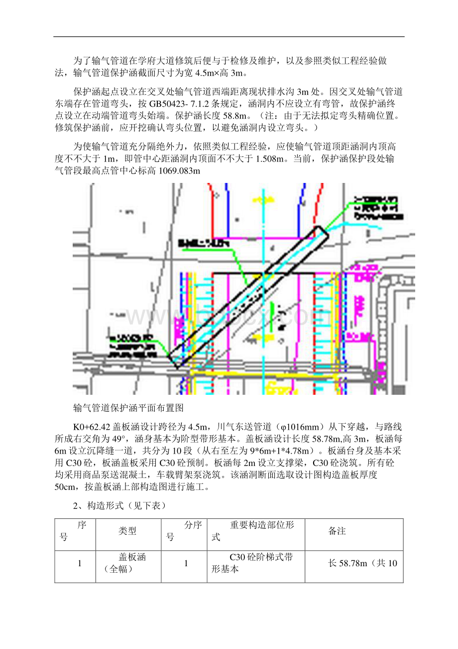 天然气川气东送管道利川市学府大道段保护工程施工方案样本.docx_第3页