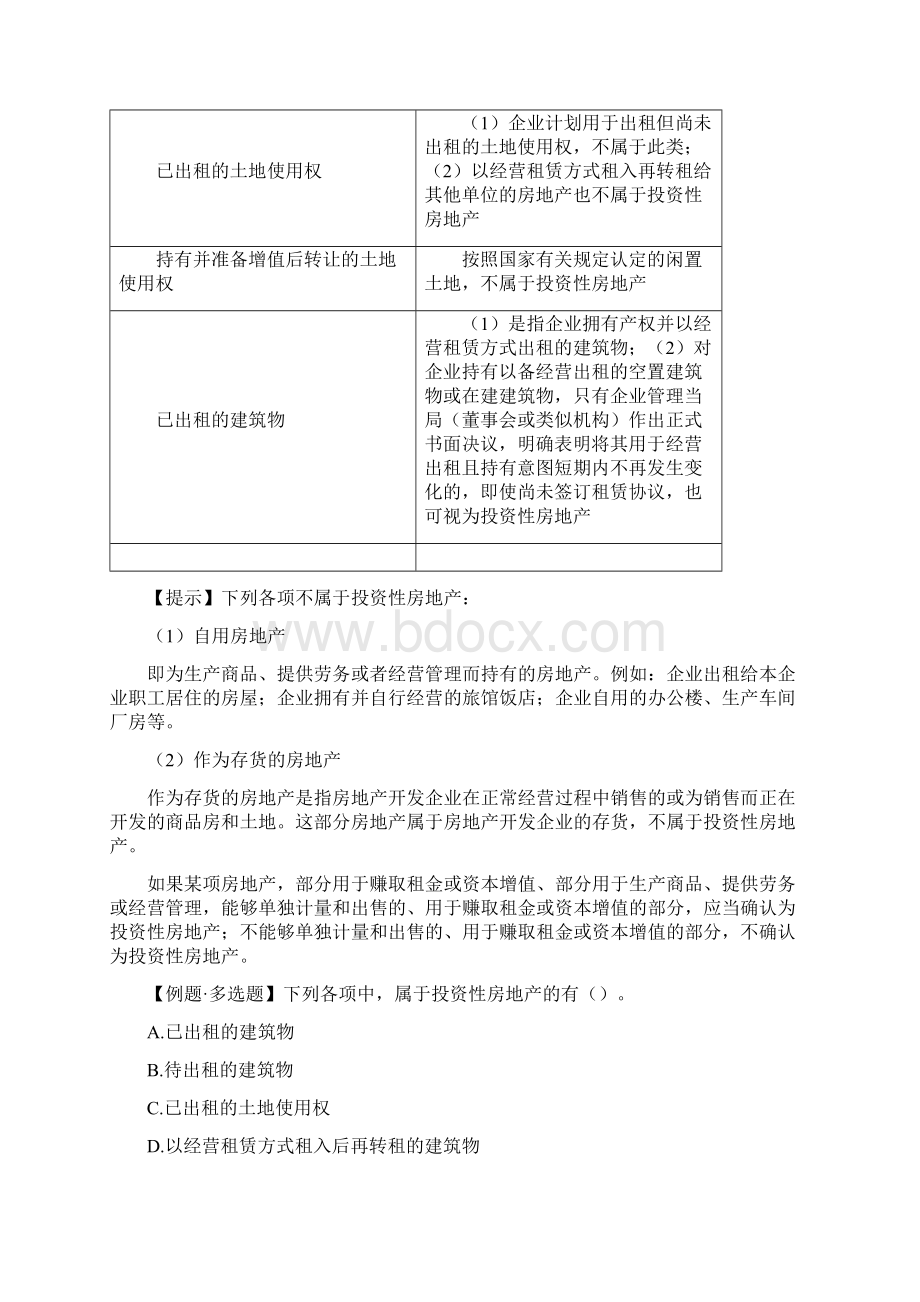 注会会计张志凤第七章投资性房地产.docx_第2页