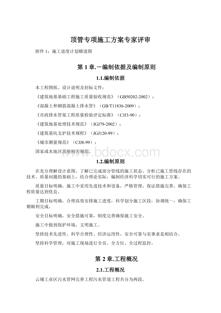 顶管专项施工方案专家评审.docx