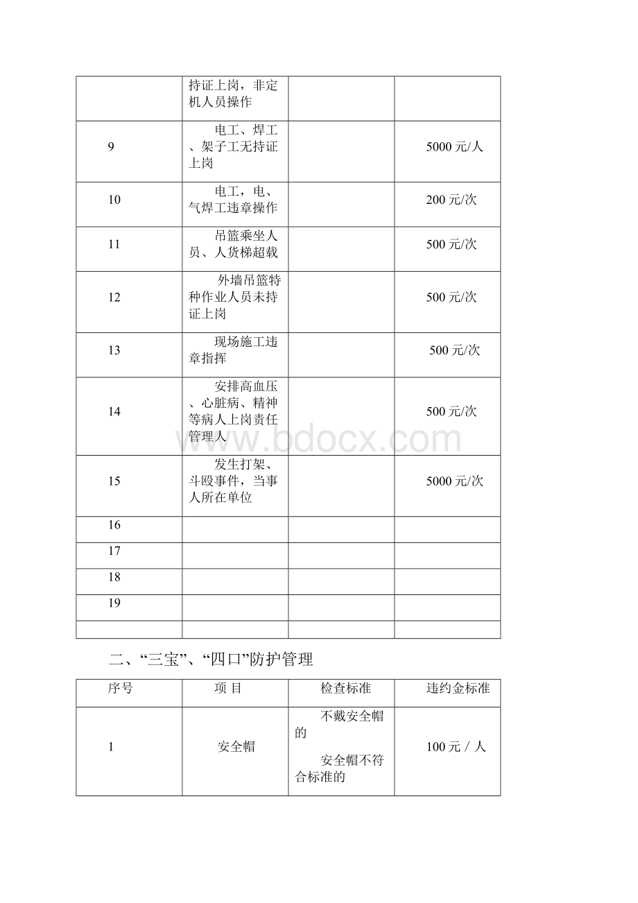 工程施工管理处罚细则.docx_第2页