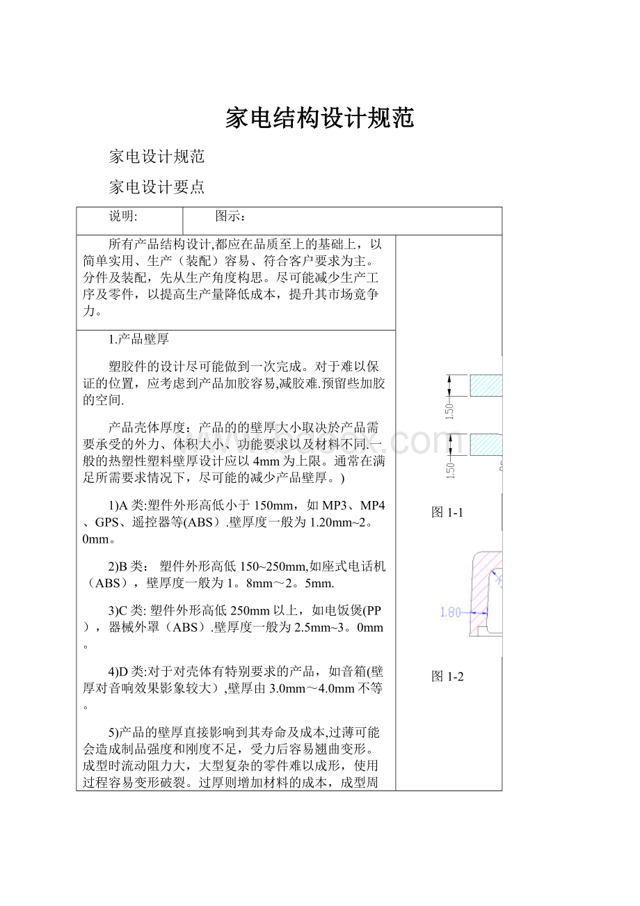 家电结构设计规范.docx_第1页